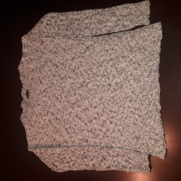 Theory Sweaters Thick Warm Cozy Knit Salt Pepper Theory Fretta B Ocean Tweed Sweater Size